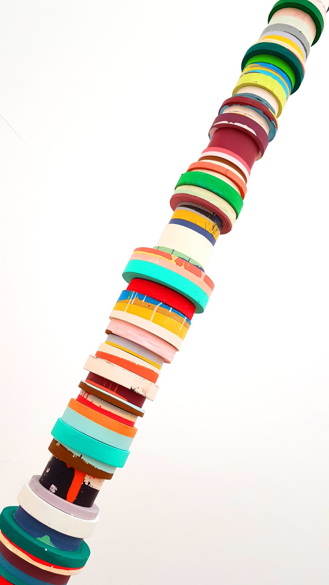 stack of paper tape rolls